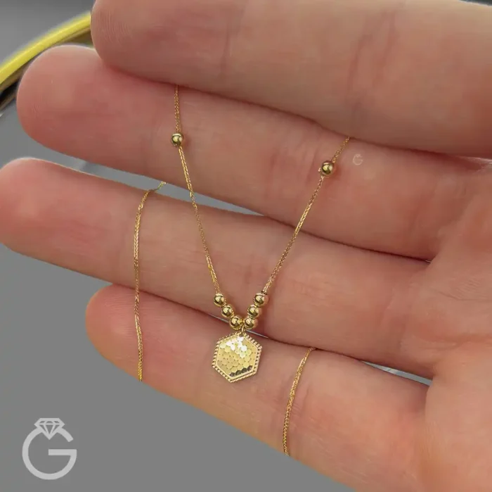 گردنبند طلای مینیمال کد 32843