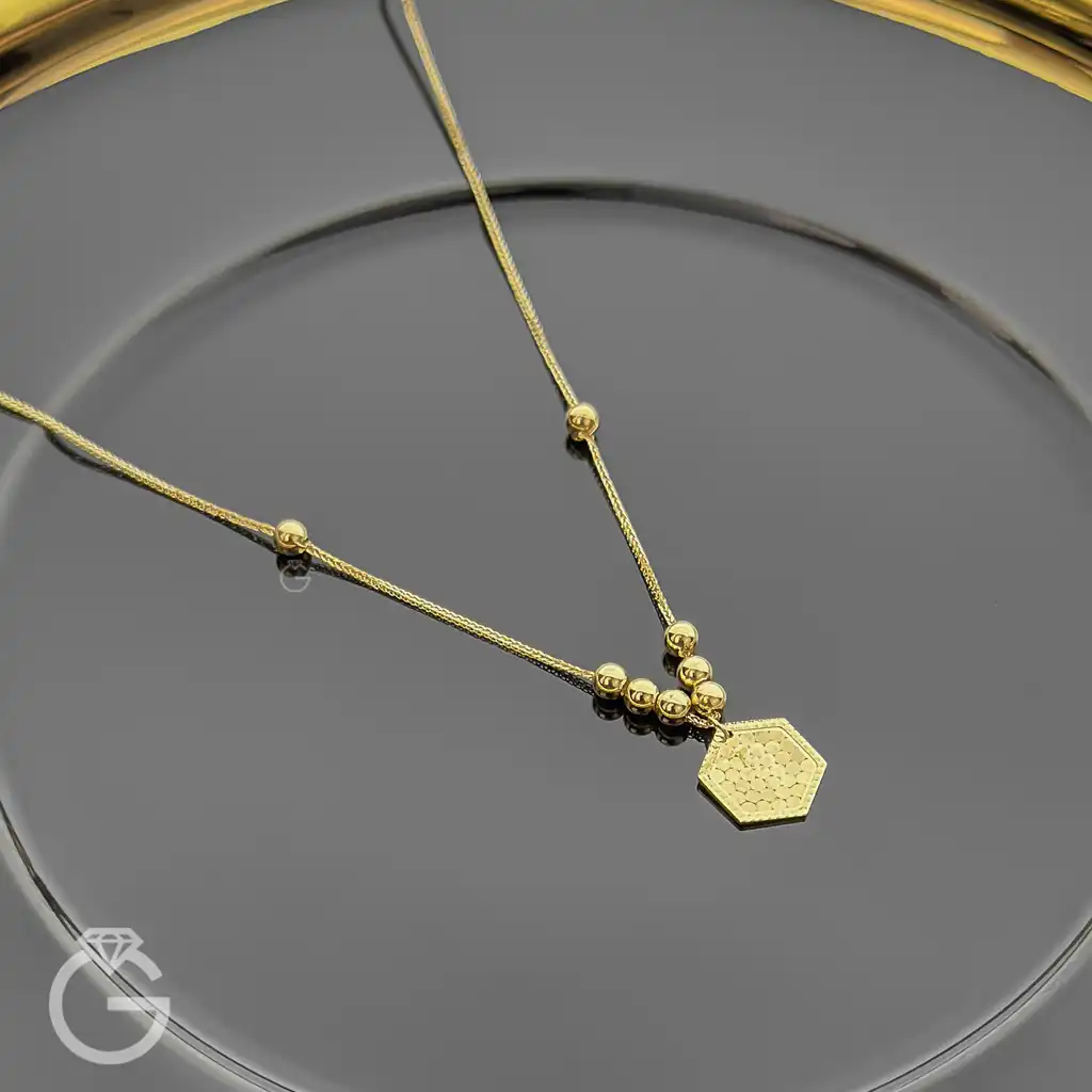 گردنبند طلای مینیمال کد 32843 (2) گردنبند طلای مینیمال کد 32843