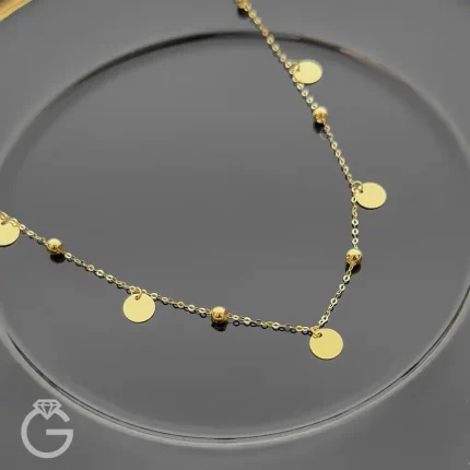 گردنبند طلای مینیمال کد 32871