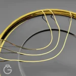 گردنبند طلای هرینگبون قطر 1