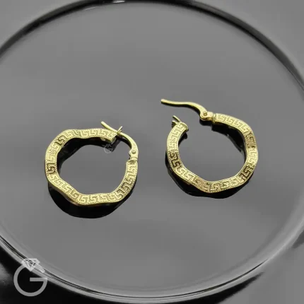 گوشواره طلای کلیپسی فرمی