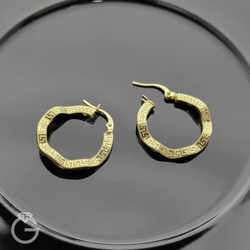 گوشواره طلای کلیپسی فرمی