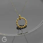 آویز طلای دایره کد 33928