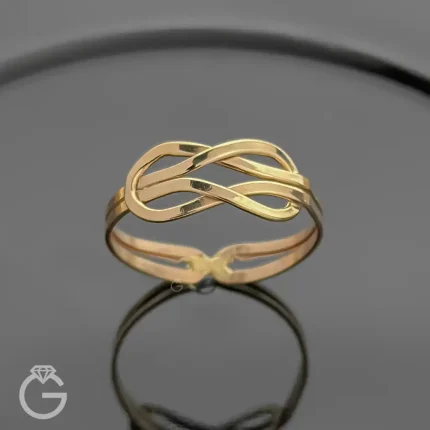 انگشتر طلای امگا تخت کد 34126