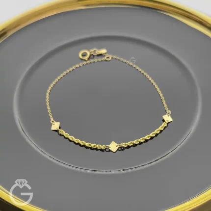 دستبند طلای لوکس کد 34251