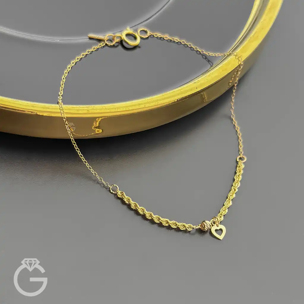 دستبند طلای لوکس کد 34254 (2) دستبند طلای لوکس کد 34254