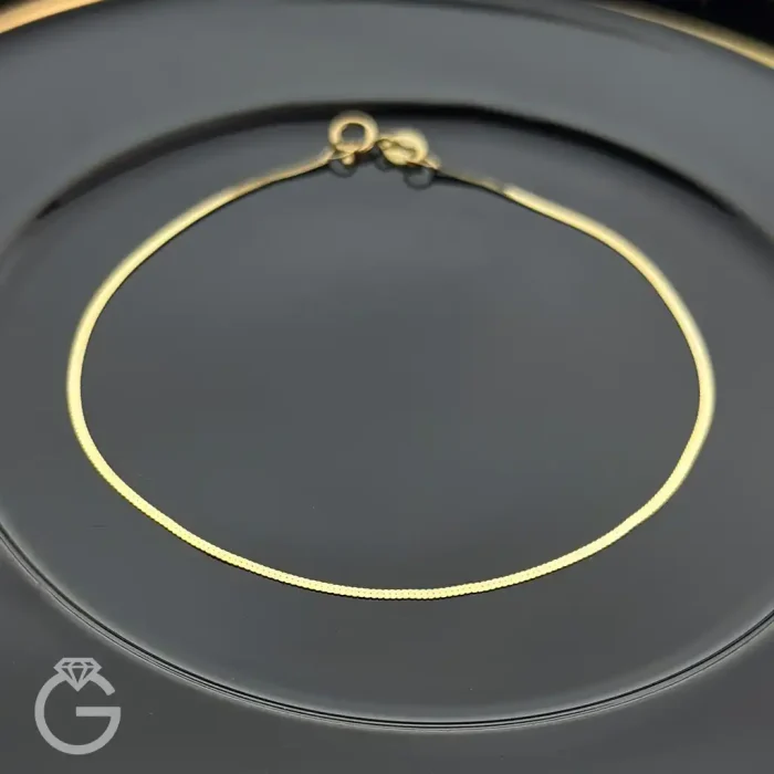 دستبند طلای هرینگبون قطر 1