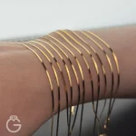 دستبند طلای هرینگبون قطر 1