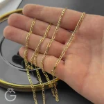 زنجیر طلای فیگارو قطر 3