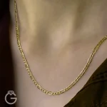 زنجیر طلای فیگارو قطر 3
