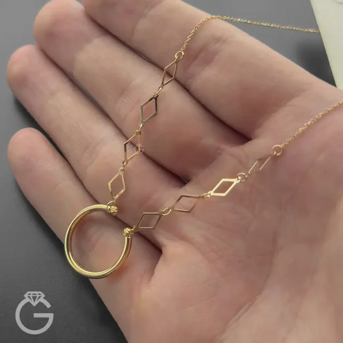 گردنبند طلای لوکس کد 34366