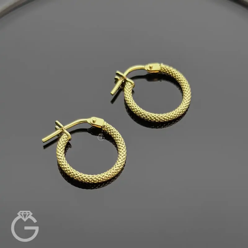 گوشواره طلای کلیپسی کد 34175
