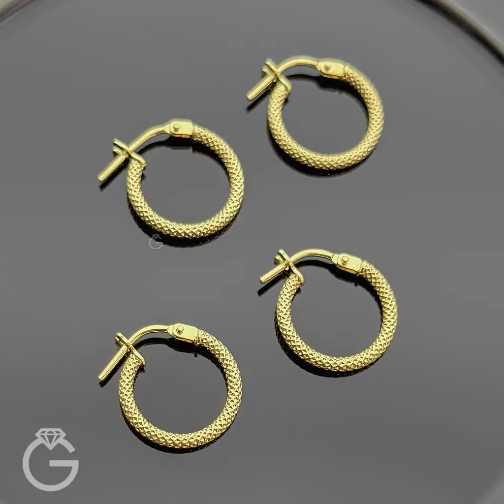 گوشواره طلای کلیپسی کد 34175 (3) گوشواره طلای کلیپسی کد 34175