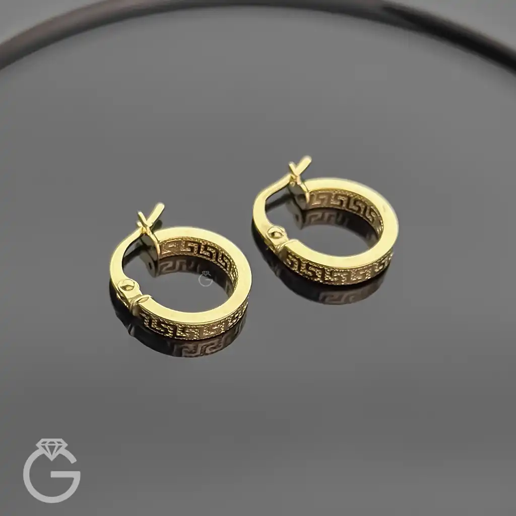 گوشواره طلای کلیپسی کد 34176 (3) گوشواره طلای کلیپسی کد 34176