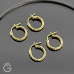 گوشواره طلای کلیپسی کد 34186