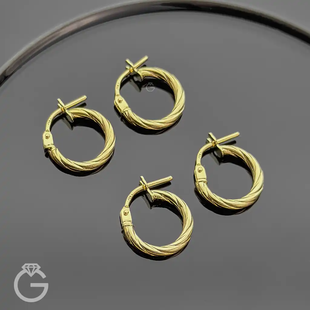 گوشواره طلای کلیپسی کد 34186 (1) گوشواره طلای کلیپسی کد 34186