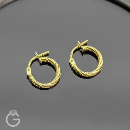 گوشواره طلای کلیپسی کد 34186