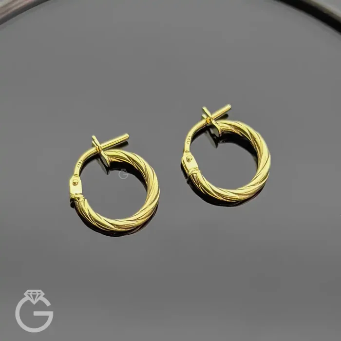 گوشواره طلای کلیپسی کد 34186 (3) گوشواره طلای کلیپسی کد 34186