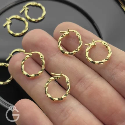 گوشواره طلای کلیپسی کد 34187