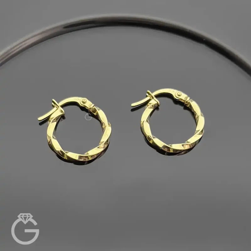 گوشواره طلای کلیپسی کد 34187