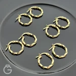 گوشواره طلای کلیپسی کد 34187