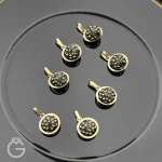 آویز طلا سواروسکی طوسی