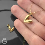 آویز طلا قلب