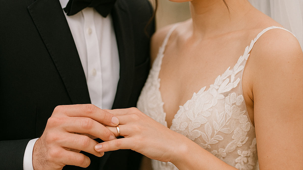 راهنمای انتخاب انگشتر طلا عروسی؛ از طراحی تا خرید