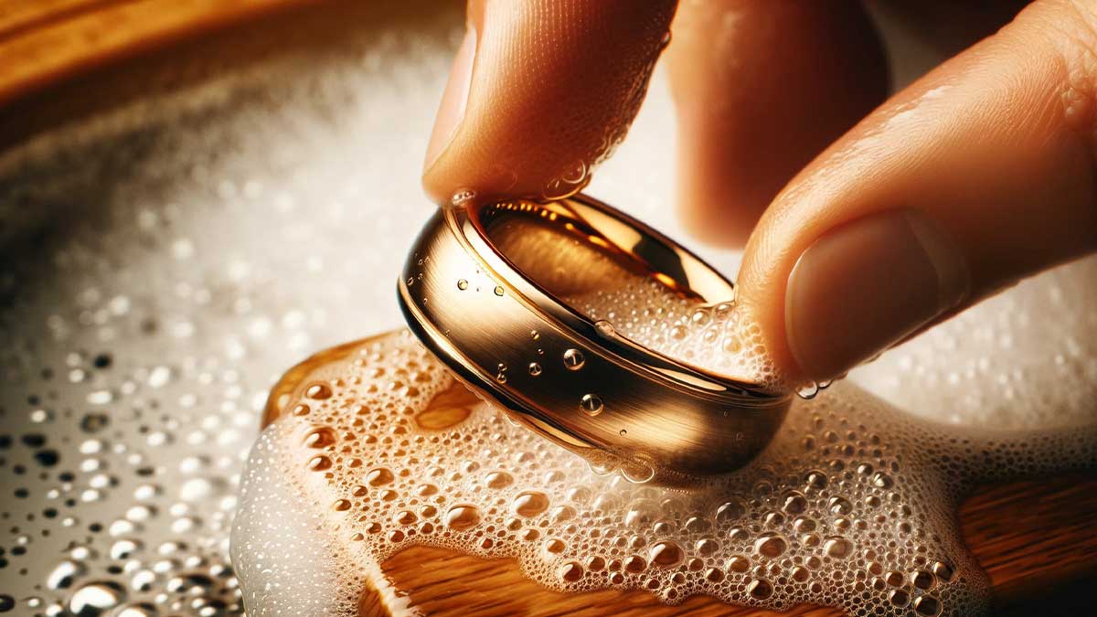 نگهداری و مراقبت از انگشتر طلا مردانه