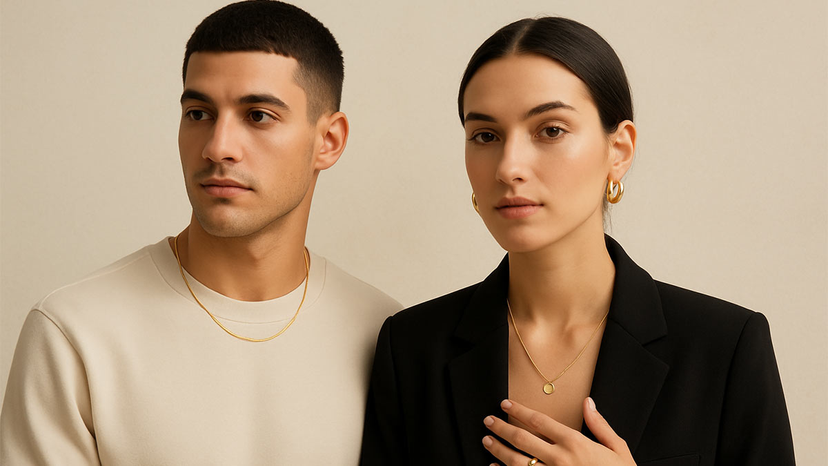 استایل های مینیمال با طلا