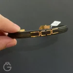 دستبند طلا چرم اسپرت 35991
