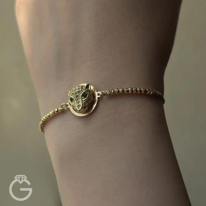 دستبند طلا پنتر مارشال