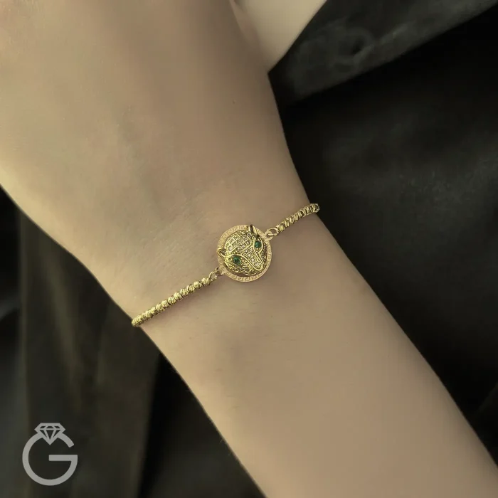 IMG_2518 دستبند طلا پنتر مارشال