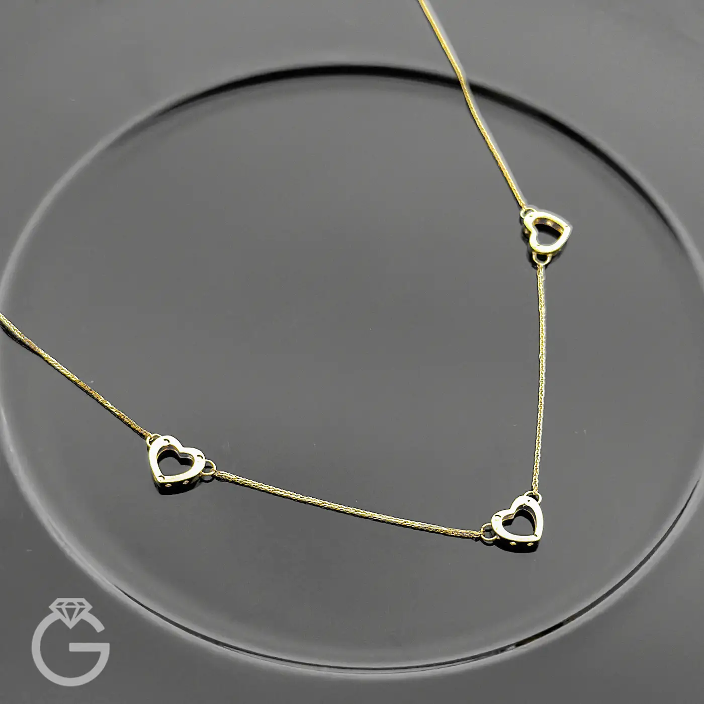 IMG_2524 گردنبند طلا قلب متصل