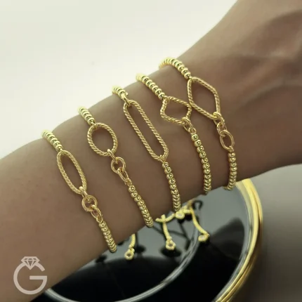 دستبند طلا مارشال لوکس