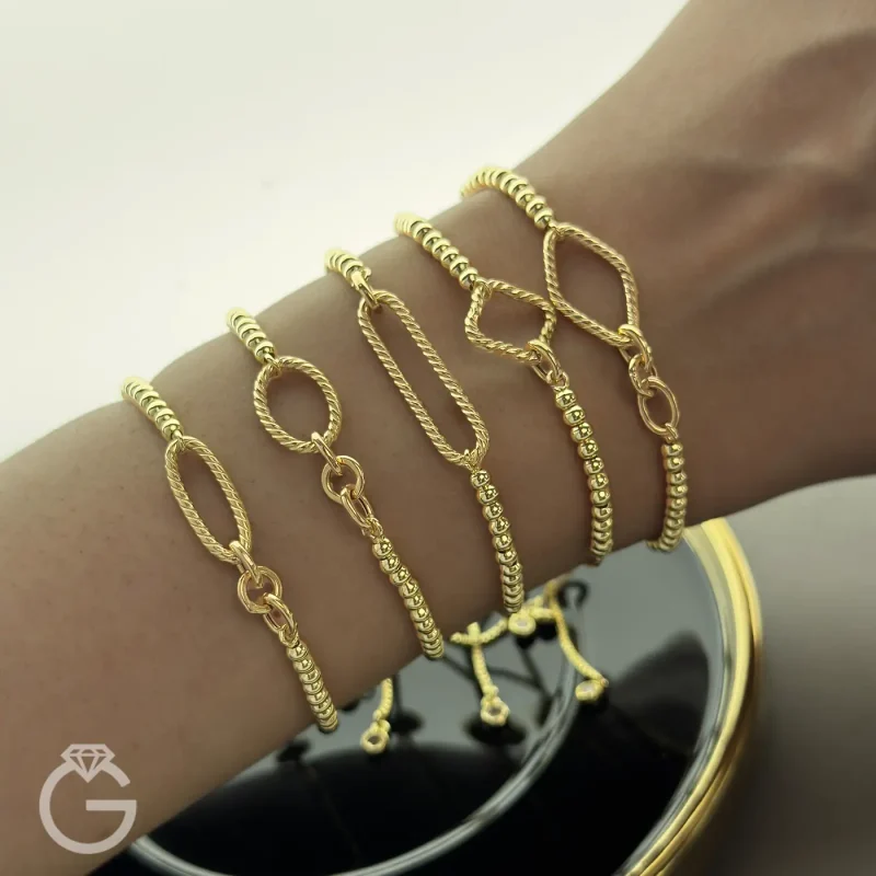 دستبند طلا مارشال لوکس