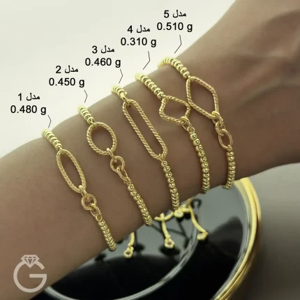 دستبند طلا مارشال لوکس