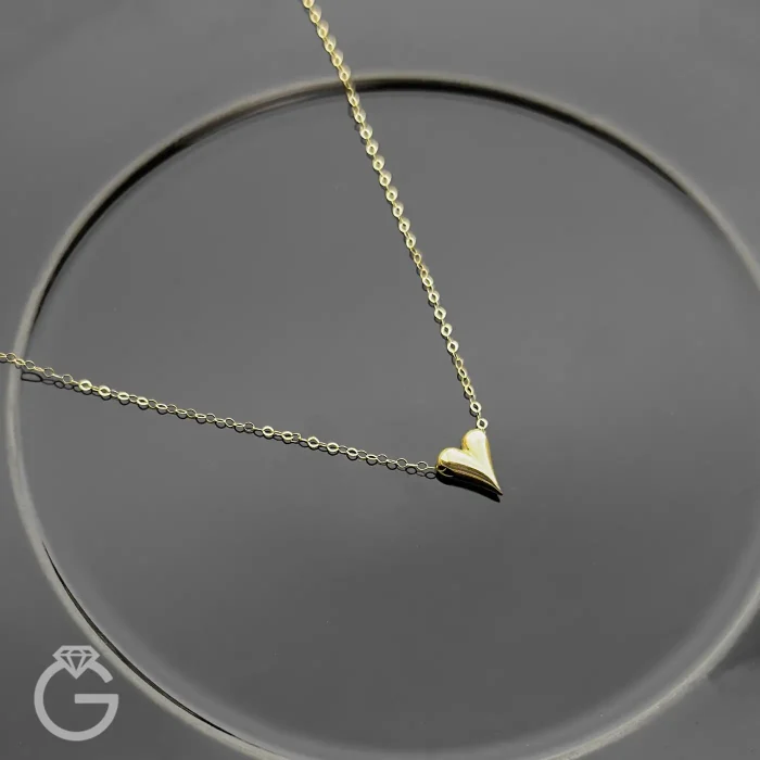 IMG_2547 گردنبند طلا قلب دامله