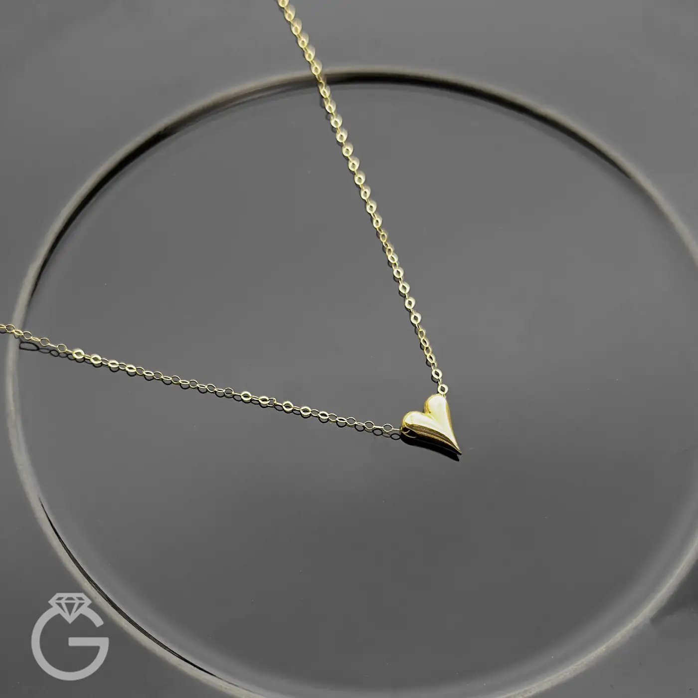 IMG_2547 گردنبند طلا قلب دامله