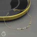 دستبند طلا مینیمال کد : 36627