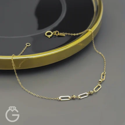 دستبند طلا مینیمال کد : 36627