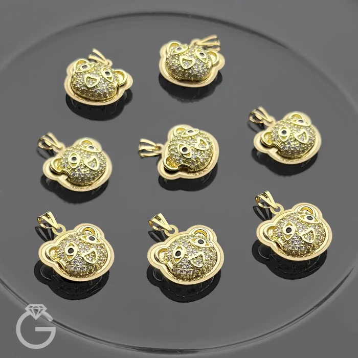 آویز طلای سواروسکی پاندا آویز طلای سواروسکی پاندا