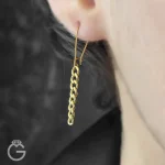 گوشواره طلای عصایی کارتیه