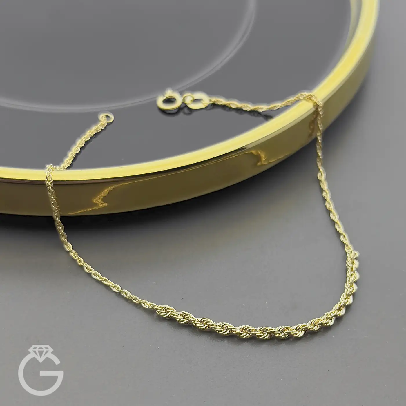 دستبند طلای طنابی کونیک (1) دستبند طلای طنابی کونیک