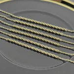 دستبند طلای طنابی کونیک