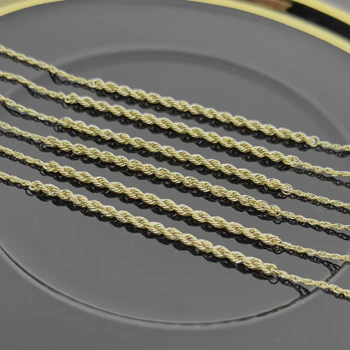 دستبند طلای طنابی کونیک