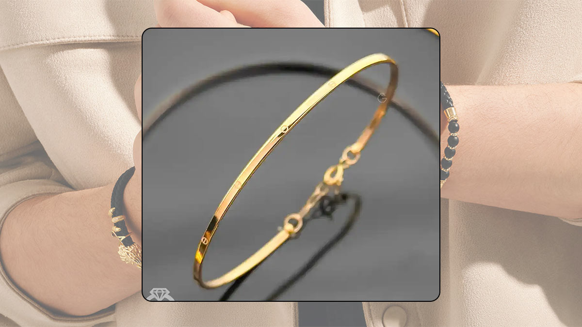 دستبند بنگل طلای کارتیه، نمادی از قدرت و زیبایی