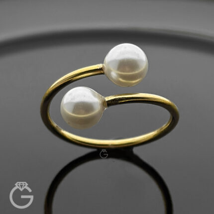 انگشتر طلای مروارید