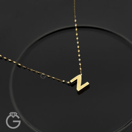 گردنبند طلا حرف Z