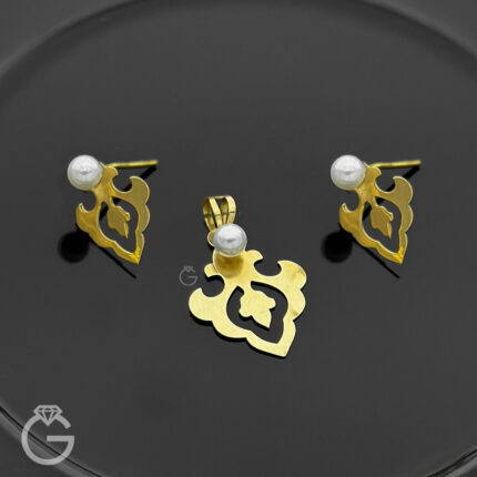 نیمست طلای اسلیم مرواریدی